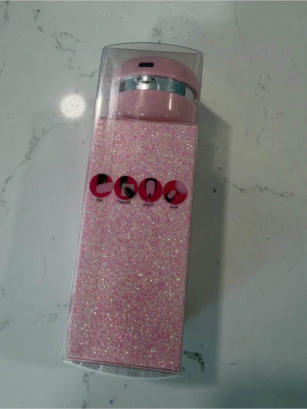 Anthropologie PINK QUARTZ Gel manicure set